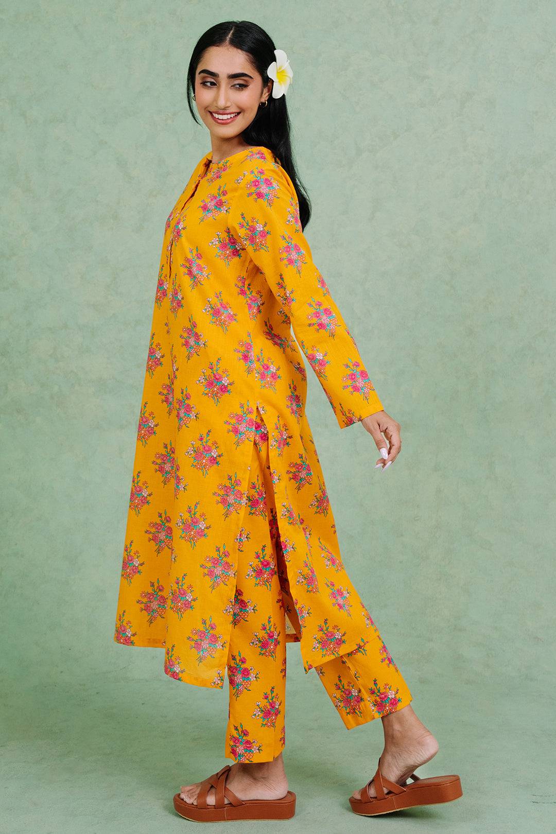 Zellbury | Summer Pret | Kurta Trouser - 2085 by Maria Faisal - Registered Vendor of : Zellbury Women - type : Essential Pret - 100% original wedding dresses