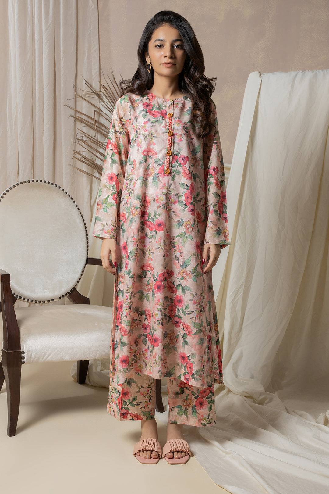 Zellbury | Summer Pret | Kurta Trouser - 2091 by Maria Faisal - Registered Vendor of : Zellbury Women - type : Essential Pret - 100% original wedding dresses