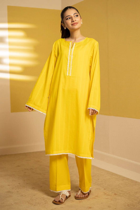 Zellbury | Summer Pret | Kurta Trouser - 2093 by Maria Faisal - Registered Vendor of : Zellbury Women - type : Essential Pret - 100% original wedding dresses