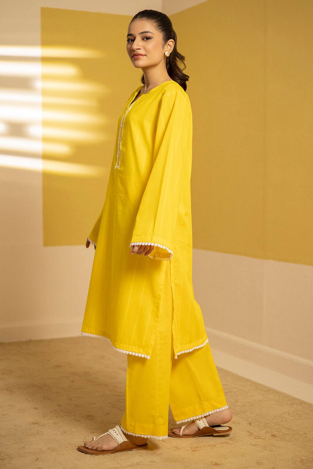 Zellbury | Summer Pret | Kurta Trouser - 2093 by Maria Faisal - Registered Vendor of : Zellbury Women - type : Essential Pret - 100% original wedding dresses