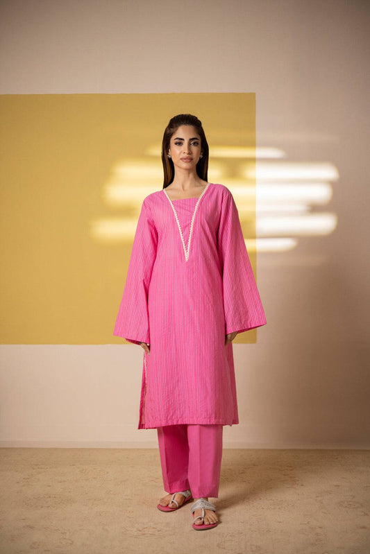 Zellbury | Summer Pret | Embroidered Kurta Trouser - 2094 by Maria Faisal - Registered Vendor of : Zellbury Women - type : Essential Pret - 100% original wedding dresses