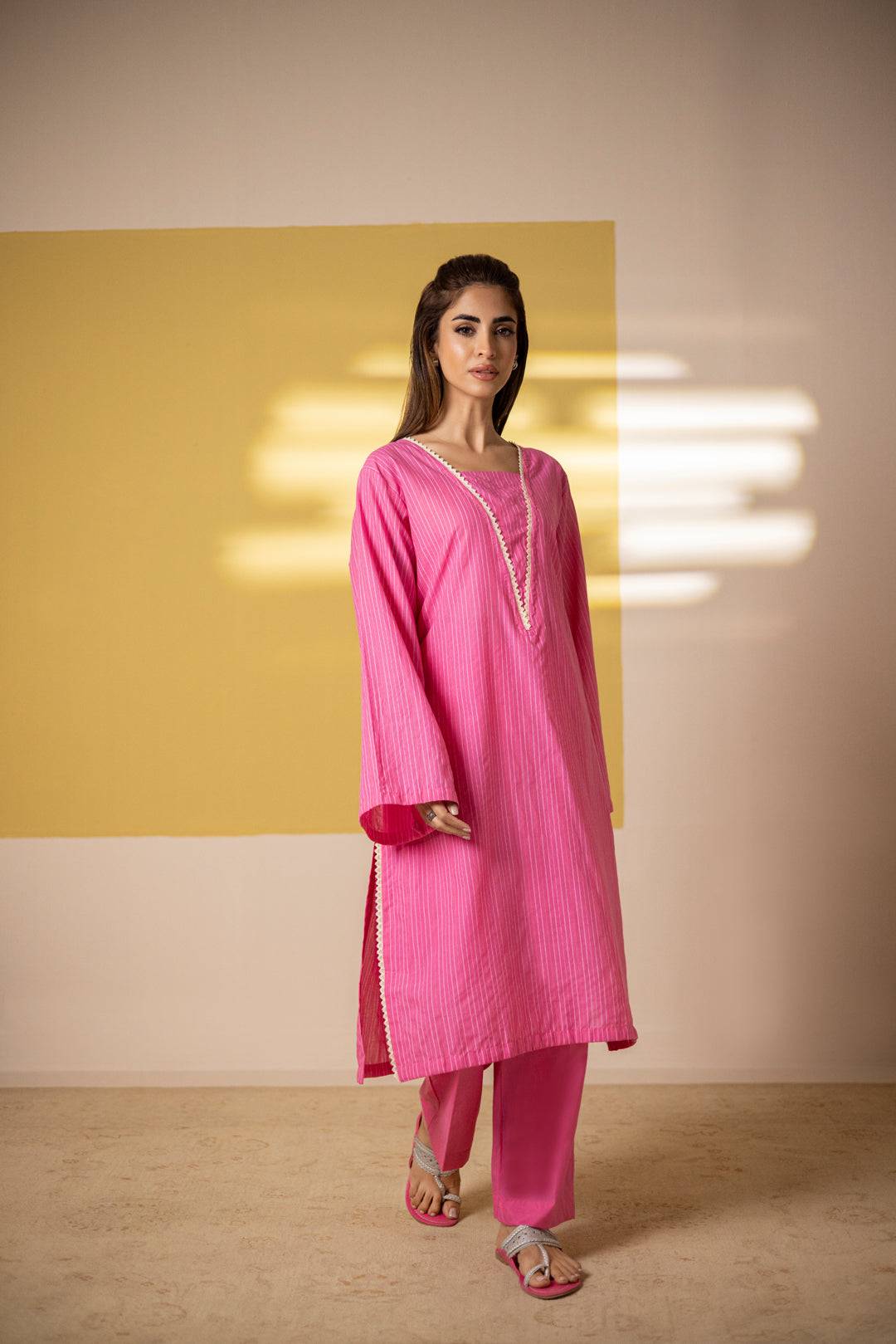 Zellbury | Summer Pret | Embroidered Kurta Trouser - 2094 by Maria Faisal - Registered Vendor of : Zellbury Women - type : Essential Pret - 100% original wedding dresses