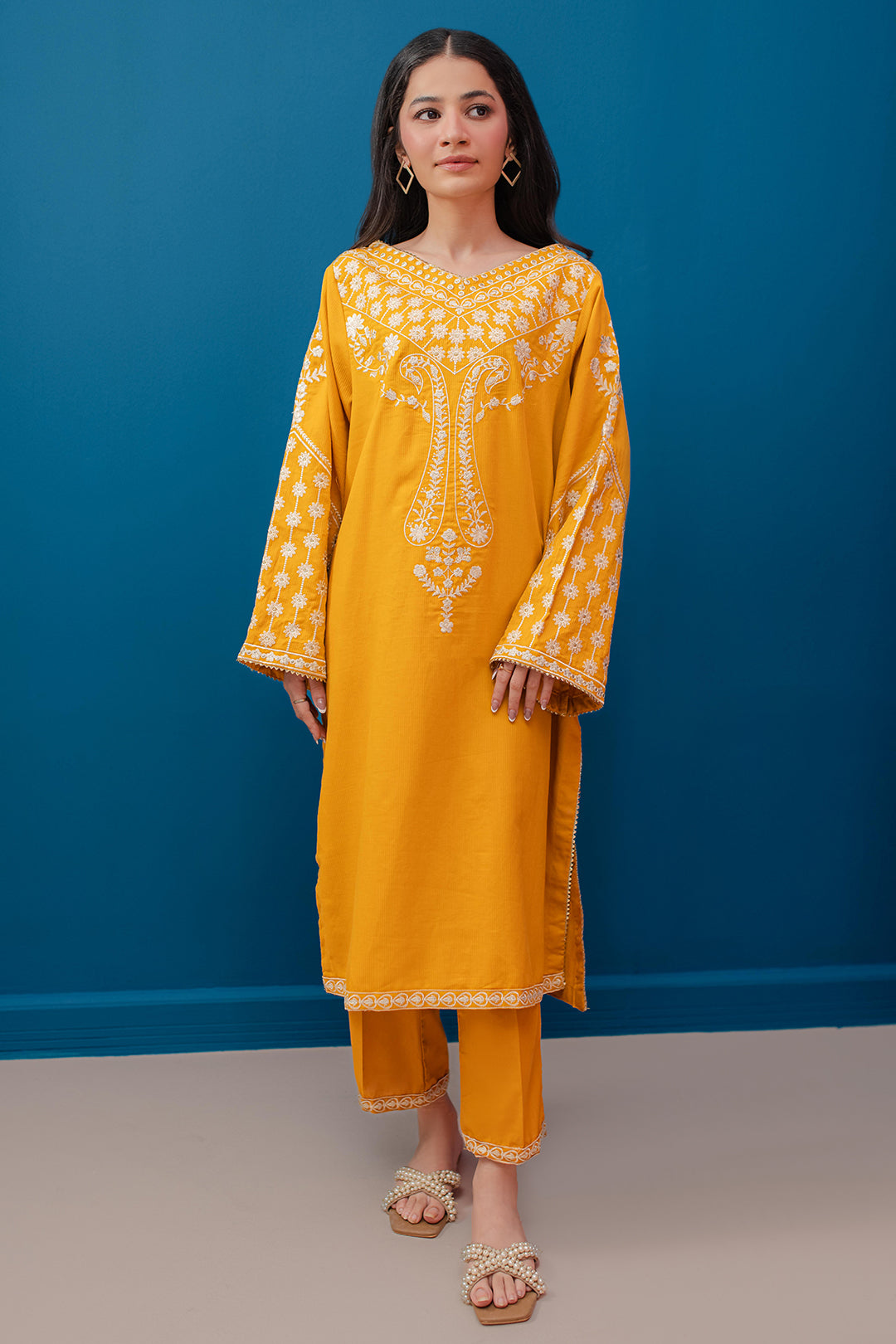 Zellbury | Summer Pret | Embroidered Kurta Trouser - 2122