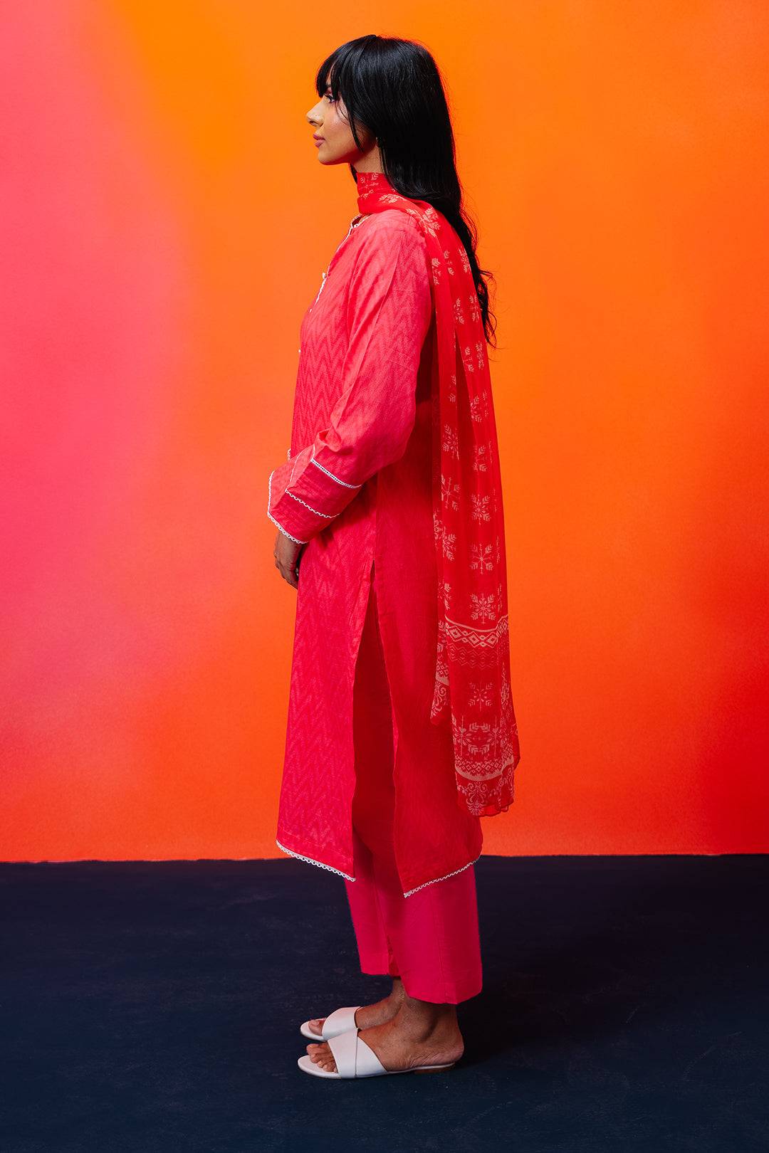 Zellbury | Summer Pret | Kurta Dupatta Trouser - 1525 by Maria Faisal - Registered Vendor of : Zellbury Women - type : Essential Pret - 100% original wedding dresses