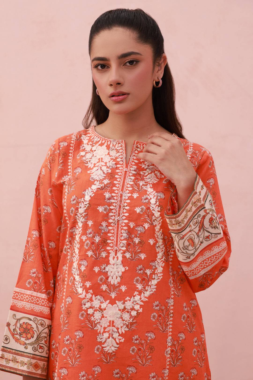 Zellbury | Summer Pret | Embroidered Kurta Dupatta Trouser - 1962 by Maria Faisal - Registered Vendor of : Zellbury Women - type : Essential Pret - 100% original wedding dresses
