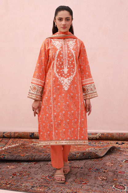 Zellbury | Summer Pret | Embroidered Kurta Dupatta Trouser - 1962 by Maria Faisal - Registered Vendor of : Zellbury Women - type : Essential Pret - 100% original wedding dresses
