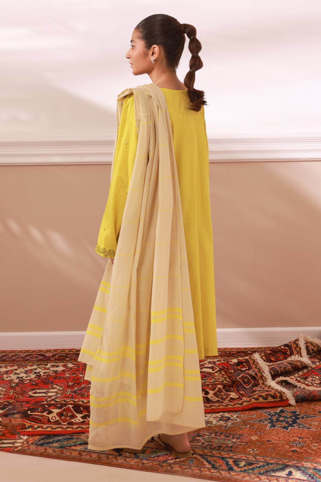 Zellbury | Summer Pret | Embroidered Kurta Dupatta Trouser - 1963 by Maria Faisal - Registered Vendor of : Zellbury Women - type : Essential Pret - 100% original wedding dresses