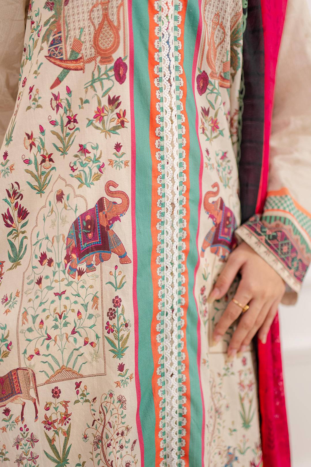 Zellbury | Summer Pret | Kurta Dupatta Trouser - 2098 by Maria Faisal - Registered Vendor of : Zellbury Women - type : Essential Pret - 100% original wedding dresses