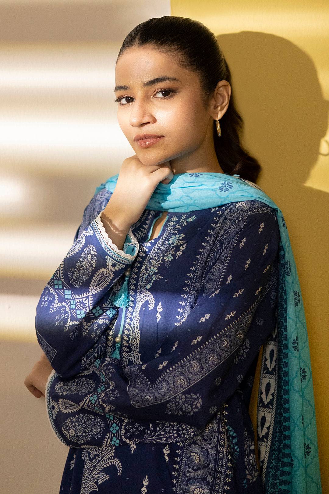Zellbury | Summer Pret | Kurta Dupatta Trouser - 2102 by Maria Faisal - Registered Vendor of : Zellbury Women - type : Essential Pret - 100% original wedding dresses