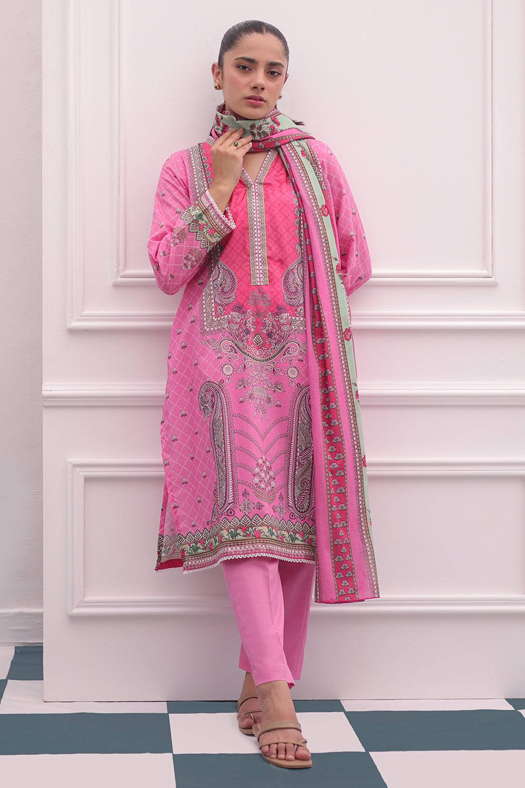 Zellbury | Summer Pret | Kurta Dupatta Trouser - 2106 by Maria Faisal - Registered Vendor of : Zellbury Women - type : Essential Pret - 100% original wedding dresses