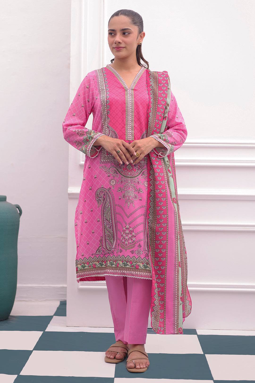 Zellbury | Summer Pret | Kurta Dupatta Trouser - 2106 by Maria Faisal - Registered Vendor of : Zellbury Women - type : Essential Pret - 100% original wedding dresses