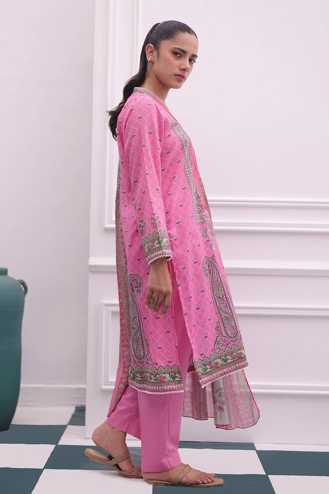 Zellbury | Summer Pret | Kurta Dupatta Trouser - 2106 by Maria Faisal - Registered Vendor of : Zellbury Women - type : Essential Pret - 100% original wedding dresses