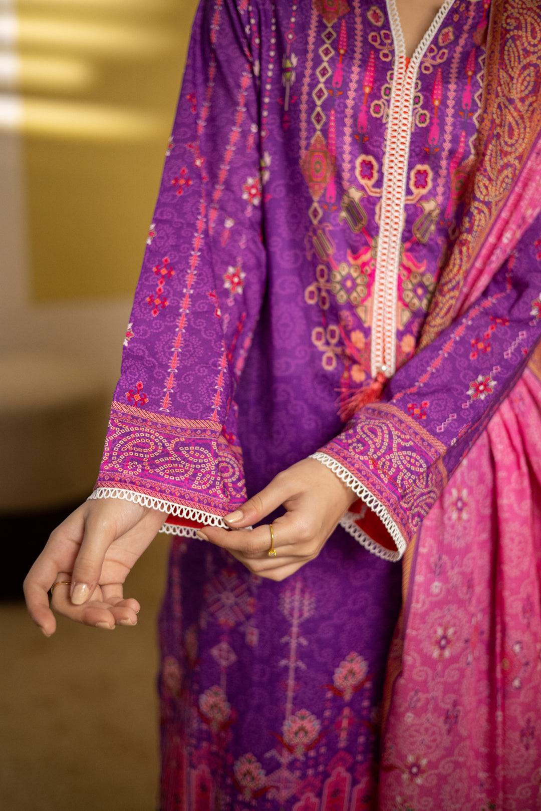 Zellbury | Summer Pret | Kurta Dupatta Trouser - 2110 by Maria Faisal - Registered Vendor of : Zellbury Women - type : Essential Pret - 100% original wedding dresses