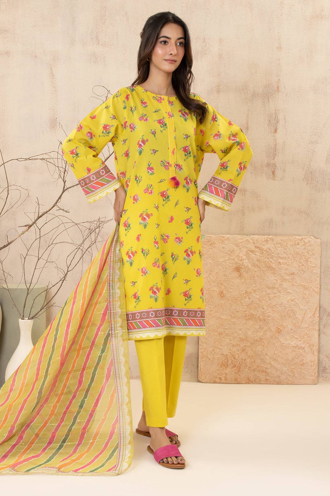 Zellbury | Summer Pret | Kurta Dupatta Trouser - 2111 by Maria Faisal - Registered Vendor of : Zellbury Women - type : Essential Pret - 100% original wedding dresses