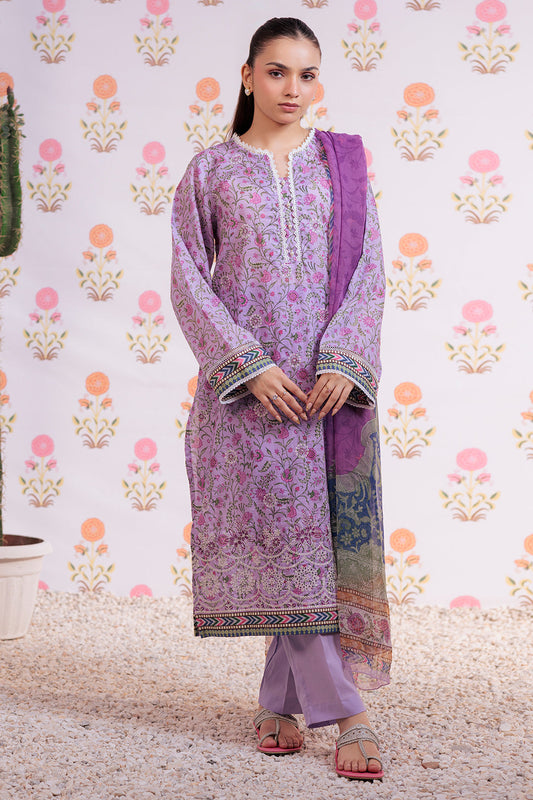 Zellbury | Summer Pret | Embroidered Kurta Dupatta Trouser - 2112 by Maria Faisal - Registered Vendor of : Zellbury Women - type : Essential Pret - 100% original wedding dresses