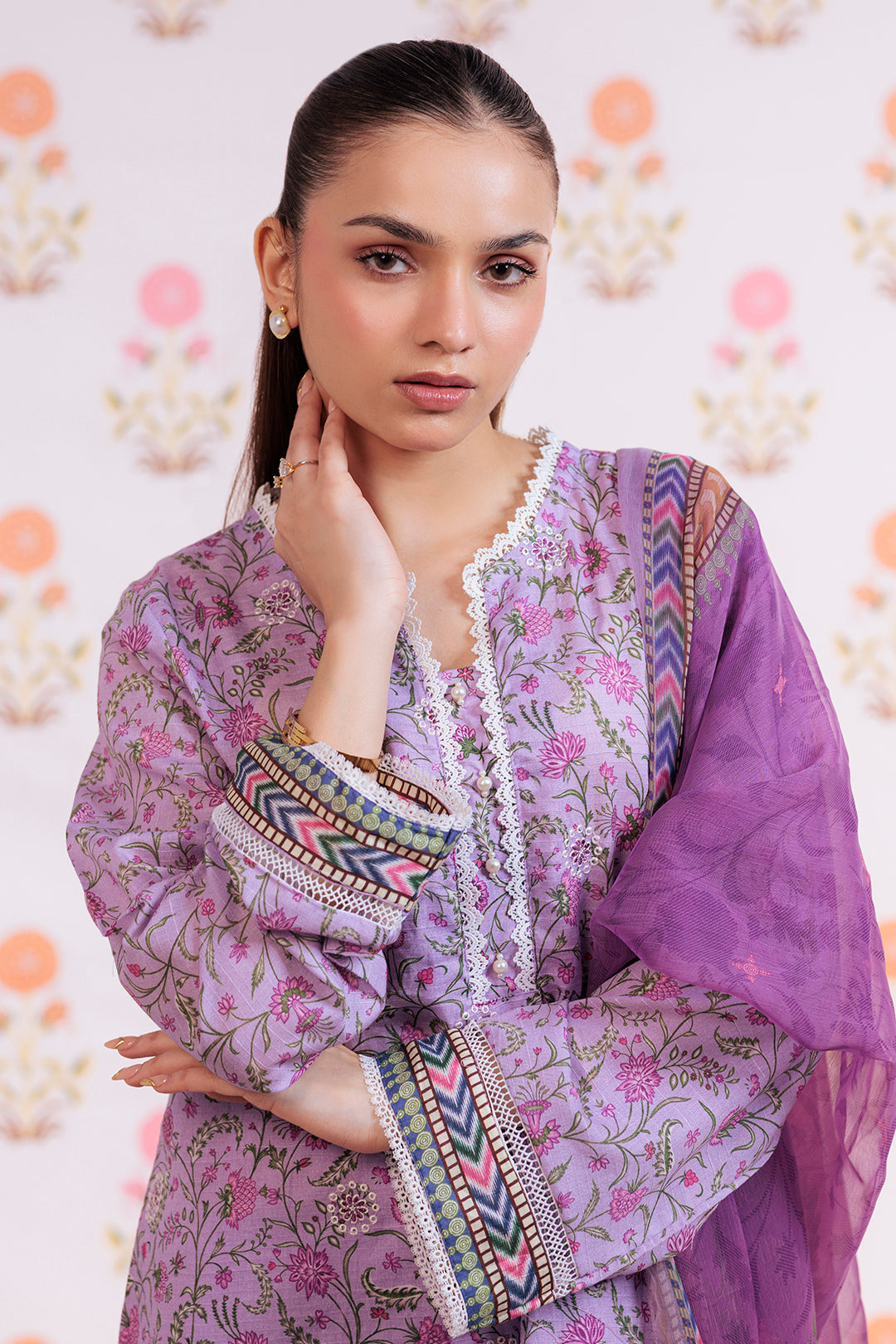 Zellbury | Summer Pret | Embroidered Kurta Dupatta Trouser - 2112