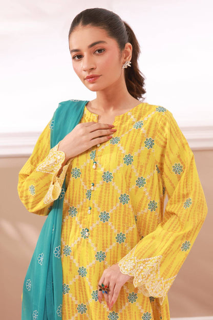 Zellbury | Summer Pret | Embroidered Kurta Dupatta Trouser - 2133 by Maria Faisal - Registered Vendor of : Zellbury Women - type : Signature Pret - 100% original wedding dresses