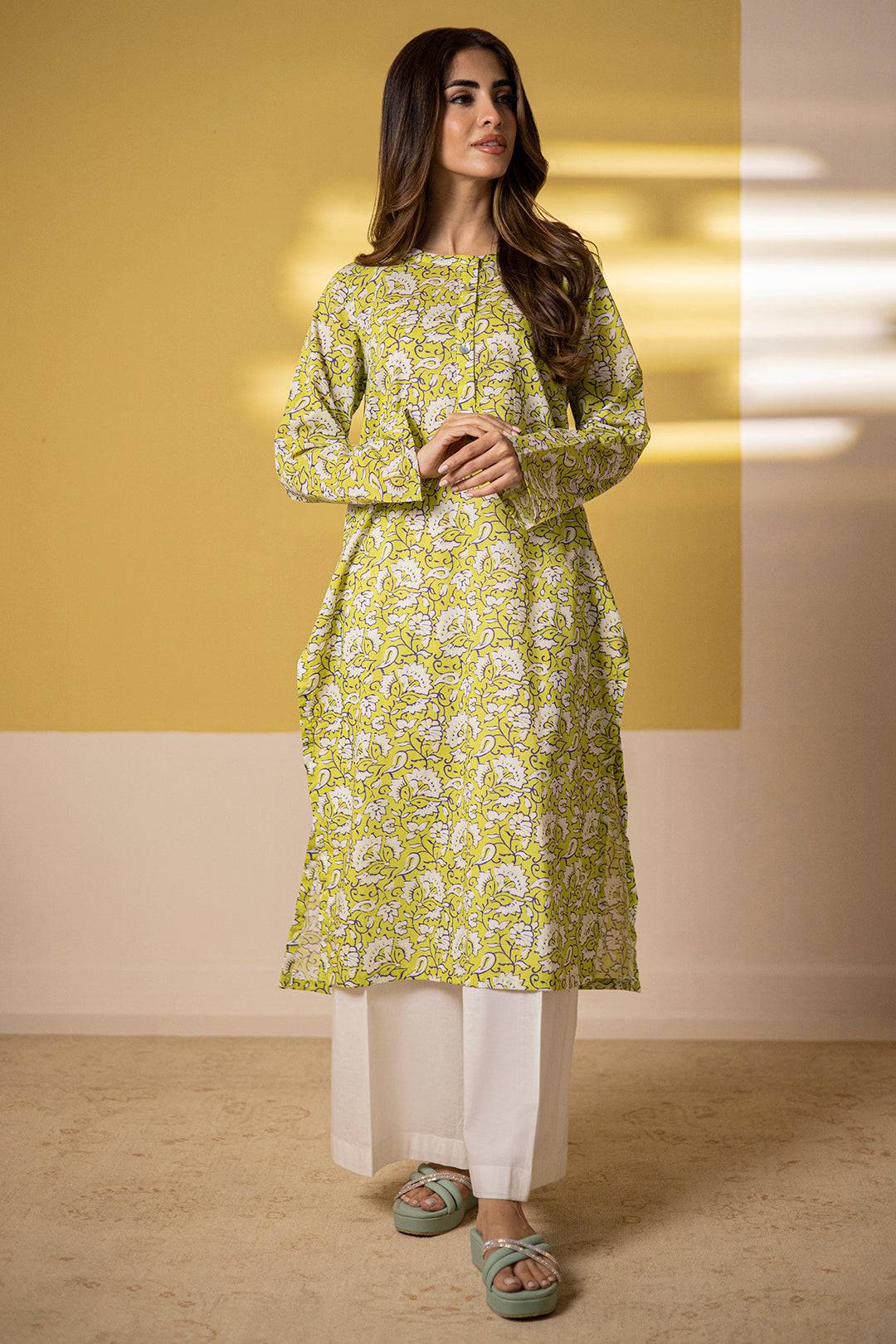 Zellbury | Summer Pret | Kurta - 1401 by Maria Faisal - Registered Vendor of : Zellbury Women - type : Essential Pret - 100% original wedding dresses
