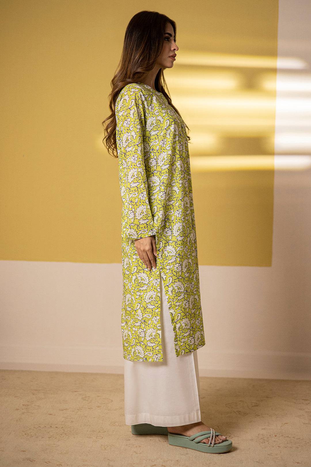 Zellbury | Summer Pret | Kurta - 1401 by Maria Faisal - Registered Vendor of : Zellbury Women - type : Essential Pret - 100% original wedding dresses