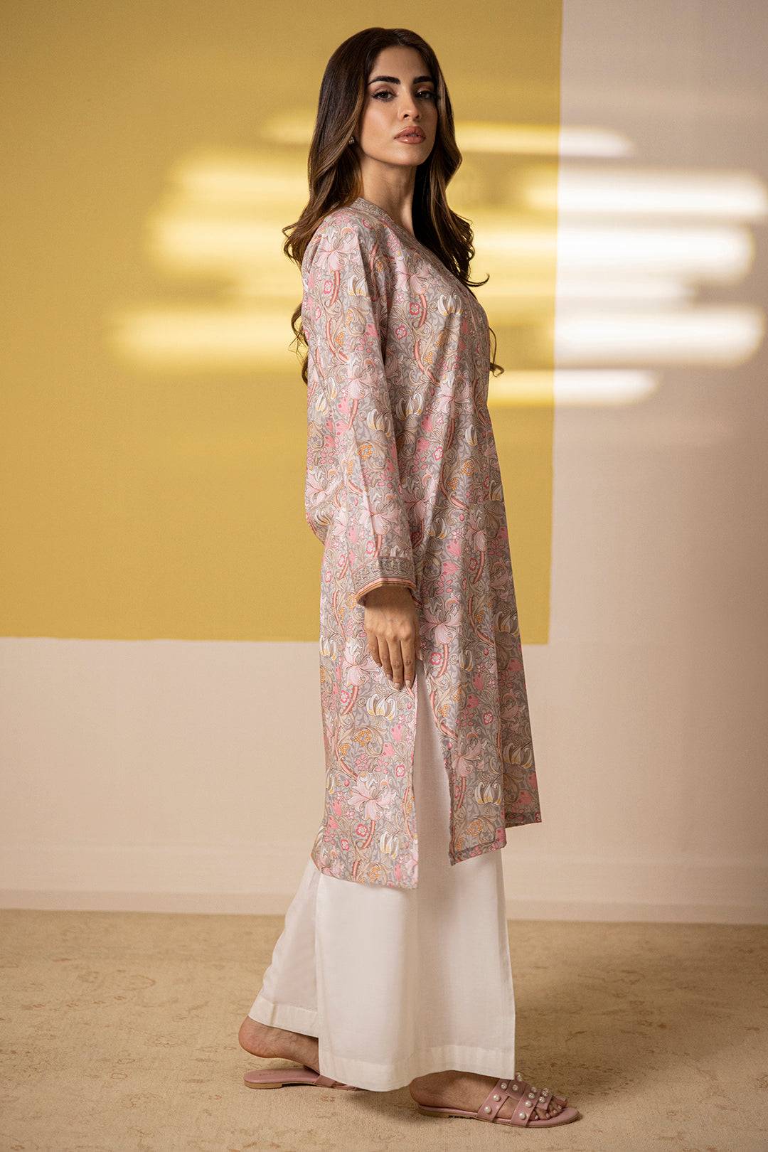 Zellbury | Summer Pret | Kurta - 1404 by Maria Faisal - Registered Vendor of : Zellbury Women - type : Essential Pret - 100% original wedding dresses