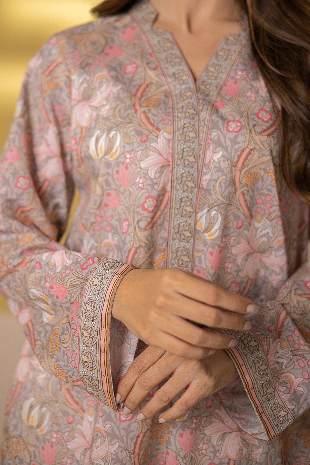 Zellbury | Summer Pret | Kurta - 1404 by Maria Faisal - Registered Vendor of : Zellbury Women - type : Essential Pret - 100% original wedding dresses