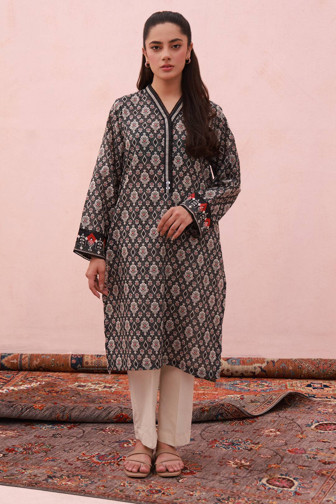 Zellbury | Winter Pret | Kurta - 2910 by Maria Faisal - Registered Vendor of : Zellbury Women - type : Essential Pret - 100% original wedding dresses