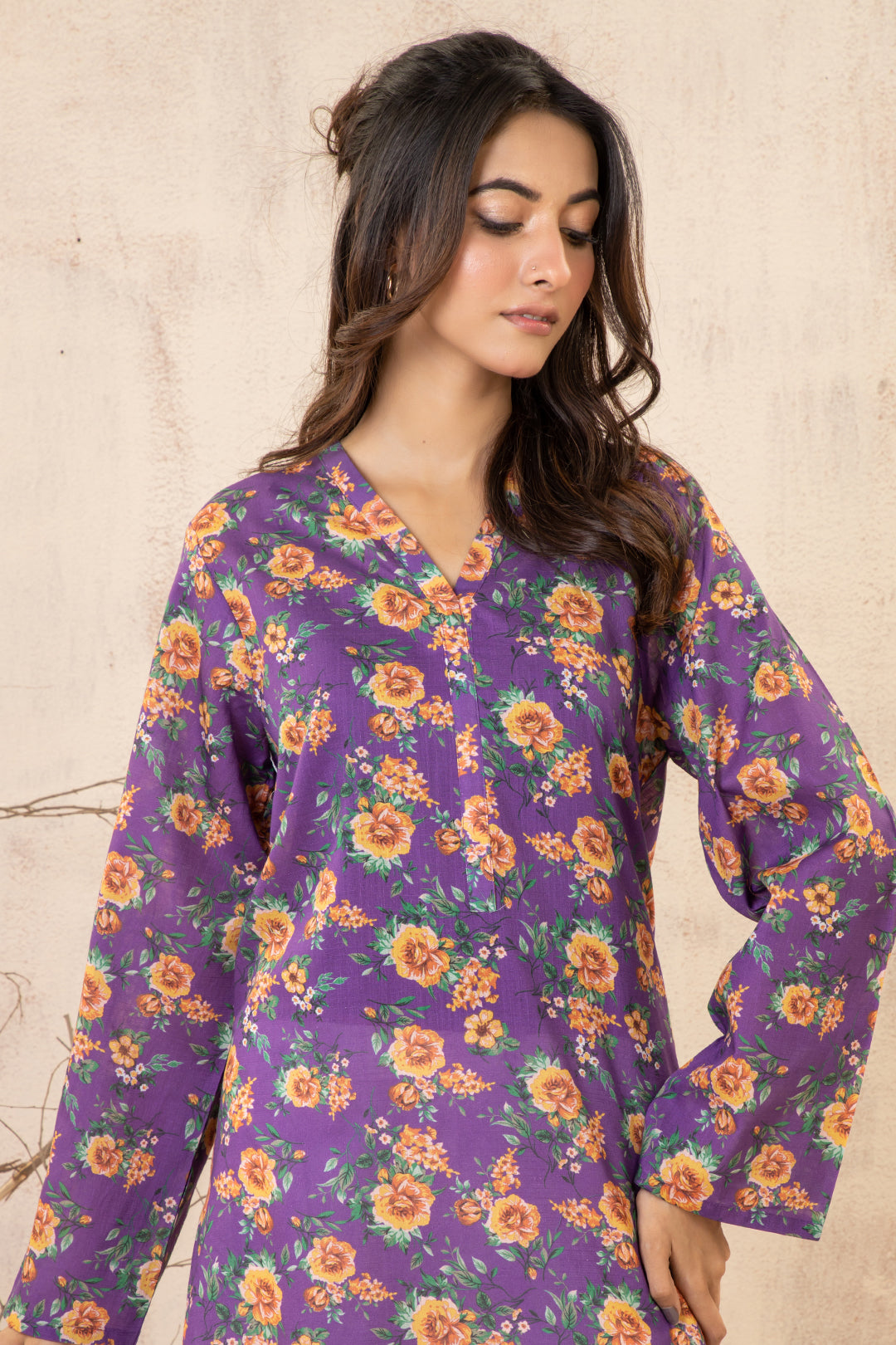Zellbury | Winter Pret | Kurta - 2912 - Designer Dress with Intricate embroidery and embellishments. Shop elegent wedding dress at Maria Faisal.