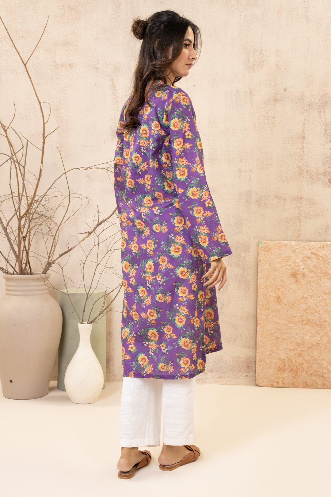 Zellbury | Winter Pret | Kurta - 2912 - Designer Dress with Intricate embroidery and embellishments. Shop elegent wedding dress at Maria Faisal.