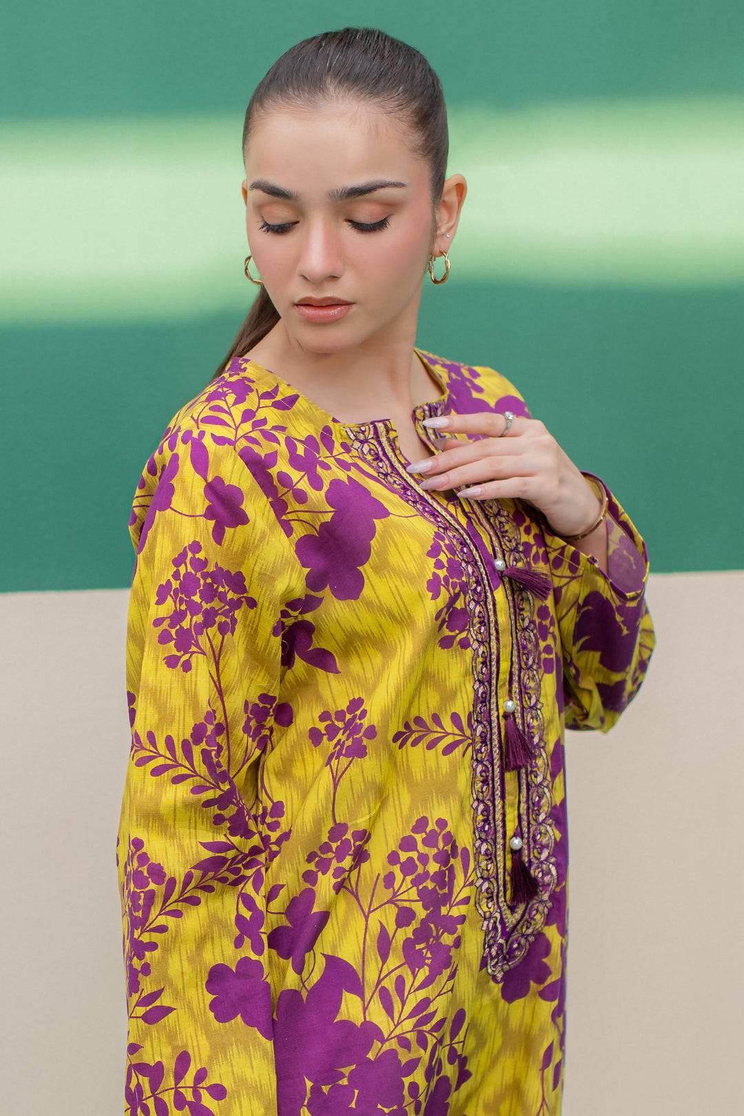 Zellbury | Winter Pret | Embroidered Kurta - 2916 by Maria Faisal - Registered Vendor of : Zellbury Women - type : Essential Pret - 100% original wedding dresses