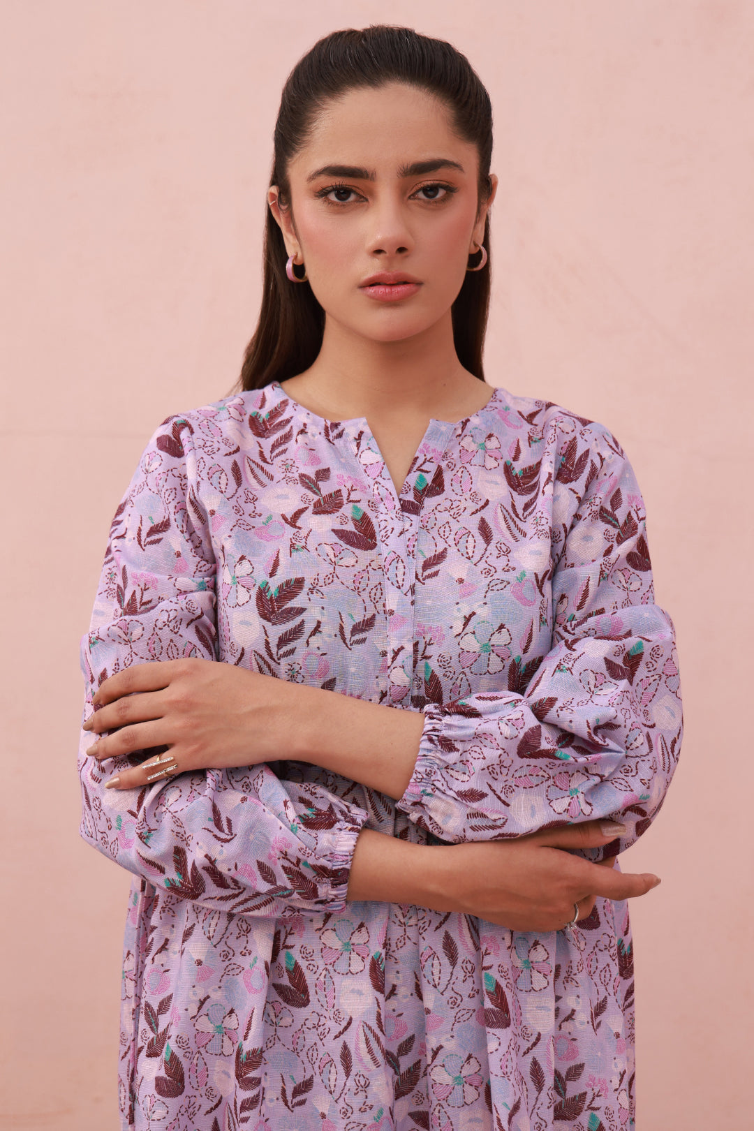 Zellbury | Winter Pret | Tunics - 2917 - Designer Dress with Intricate embroidery and embellishments. Shop elegent wedding dress at Maria Faisal.