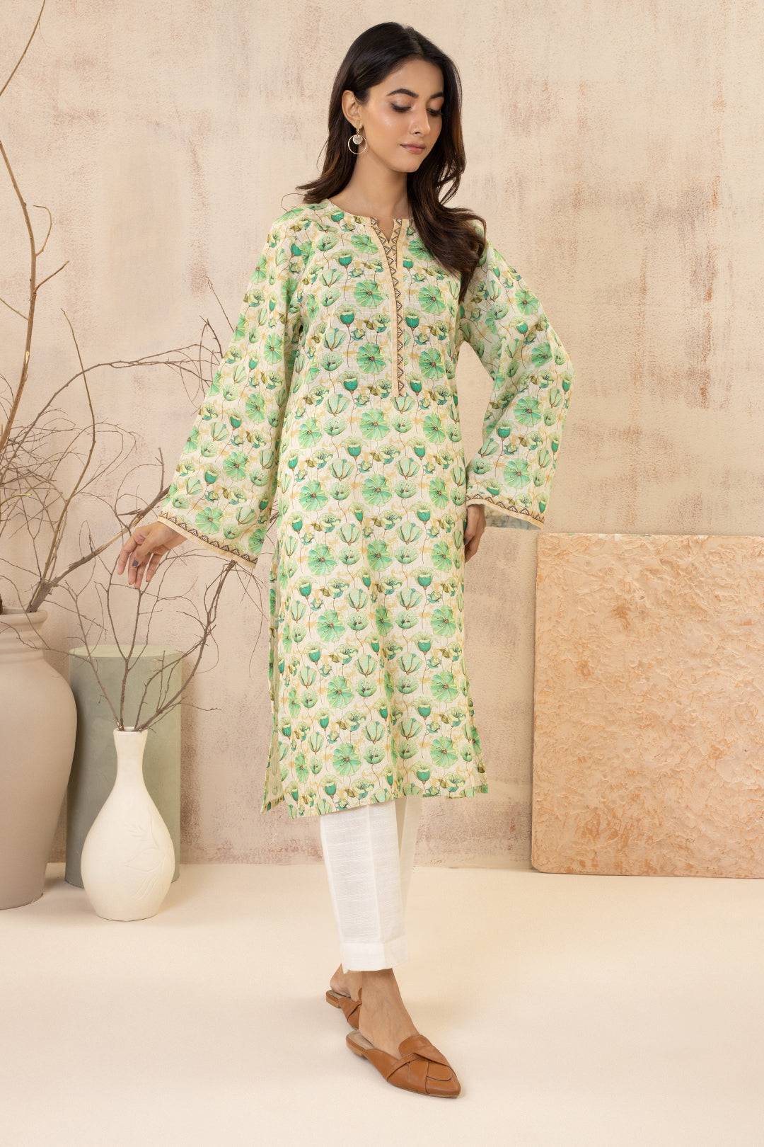 Zellbury | Winter Pret | Kurta - 2959 by Maria Faisal - Registered Vendor of : Zellbury Women - type : Essential Pret - 100% original wedding dresses