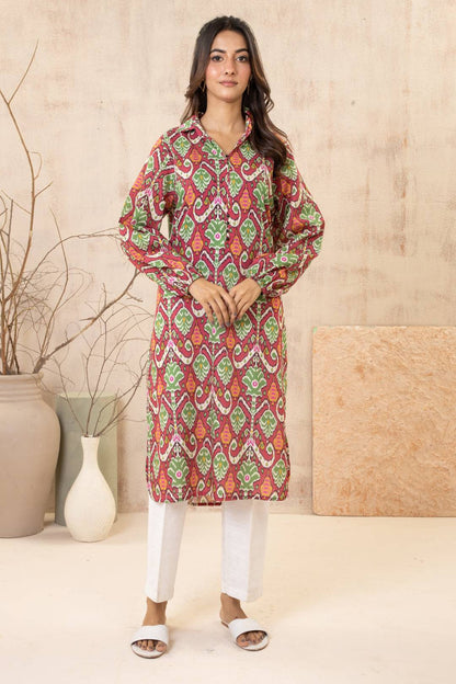 Zellbury | Winter Pret | Kurta - 2962 by Maria Faisal - Registered Vendor of : Zellbury Women - type : Essential Pret - 100% original wedding dresses