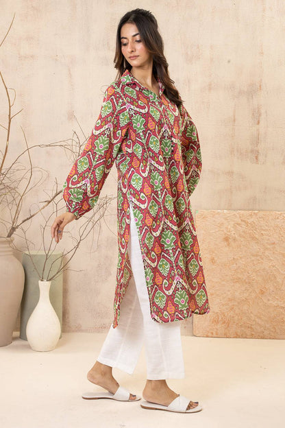 Zellbury | Winter Pret | Kurta - 2962 by Maria Faisal - Registered Vendor of : Zellbury Women - type : Essential Pret - 100% original wedding dresses