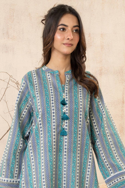 Zellbury | Winter Pret | Kurta - 2966 by Maria Faisal - Registered Vendor of : Zellbury Women - type : Essential Pret - 100% original wedding dresses