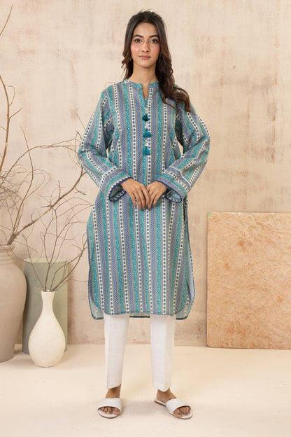 Zellbury | Winter Pret | Kurta - 2966 by Maria Faisal - Registered Vendor of : Zellbury Women - type : Essential Pret - 100% original wedding dresses