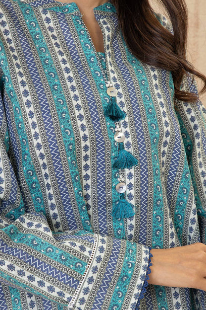 Zellbury | Winter Pret | Kurta - 2966 by Maria Faisal - Registered Vendor of : Zellbury Women - type : Essential Pret - 100% original wedding dresses