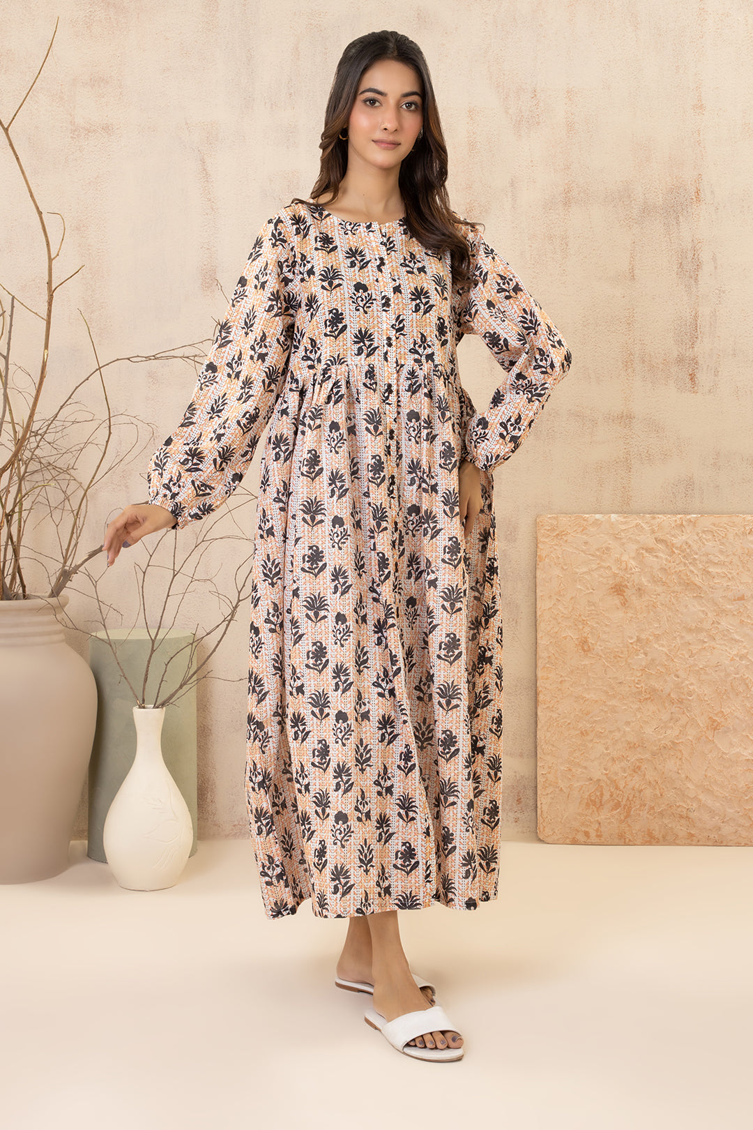 Zellbury | Winter Pret | Tunics - 2975 - Designer Dress with Intricate embroidery and embellishments. Shop elegent wedding dress at Maria Faisal.
