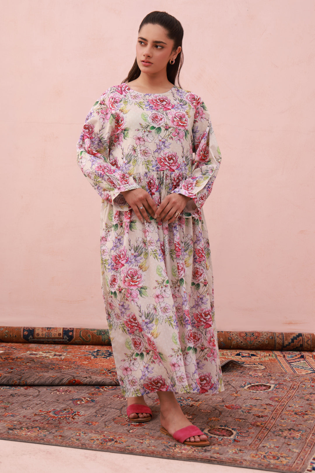 Zellbury | Winter Pret | Tunics - 2976 - Designer Dress with Intricate embroidery and embellishments. Shop elegent wedding dress at Maria Faisal.