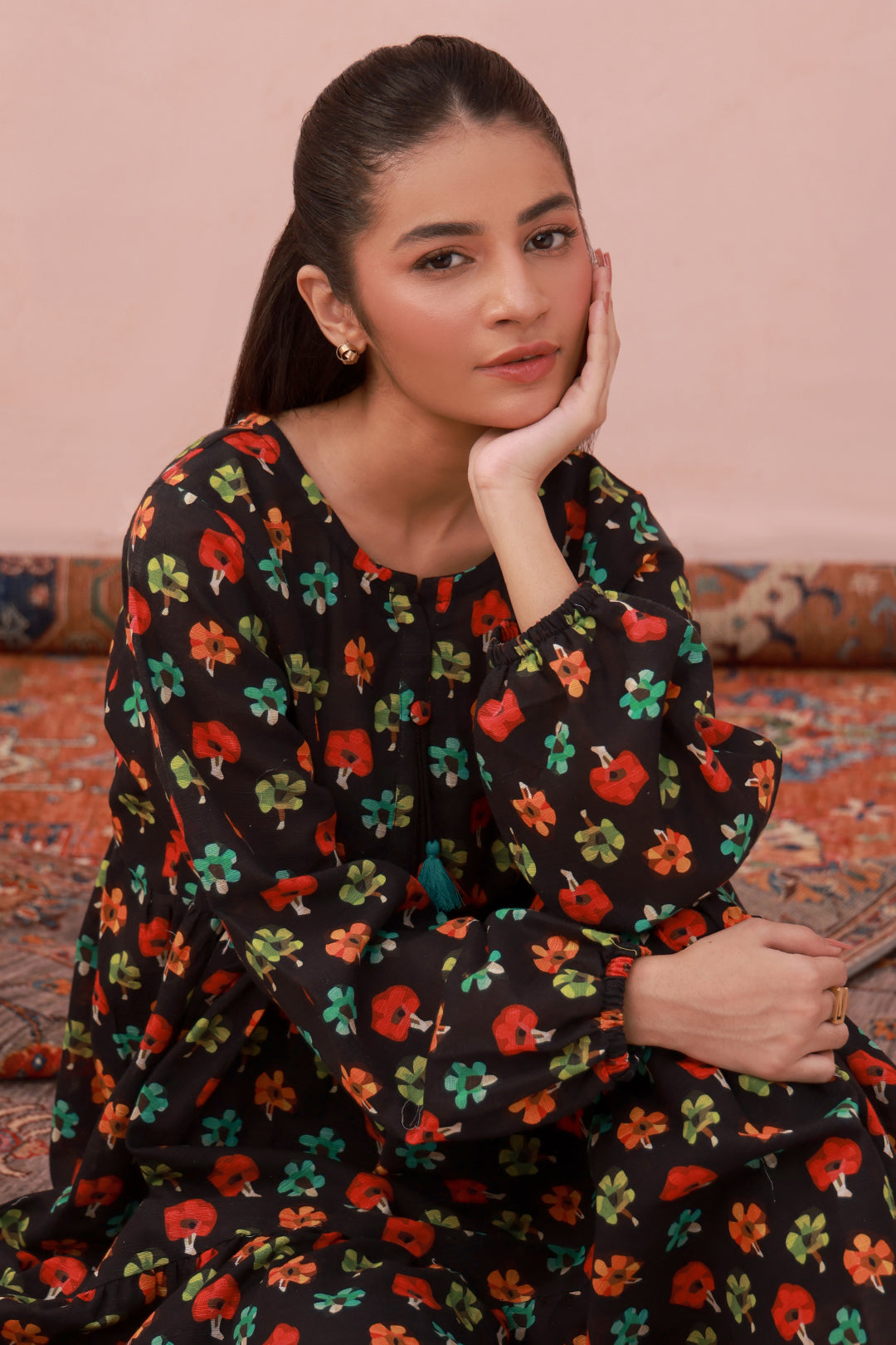 Zellbury | Winter Pret | Tunics - 2985 - Designer Dress with Intricate embroidery and embellishments. Shop elegent wedding dress at Maria Faisal.