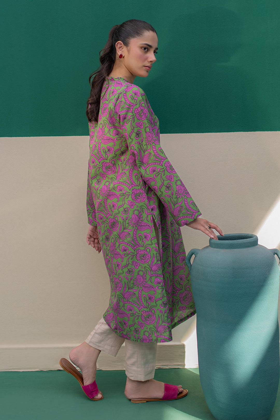 Zellbury | Winter Pret | Kurta - 3019 by Maria Faisal - Registered Vendor of : Zellbury Women - type : Essential Pret - 100% original wedding dresses