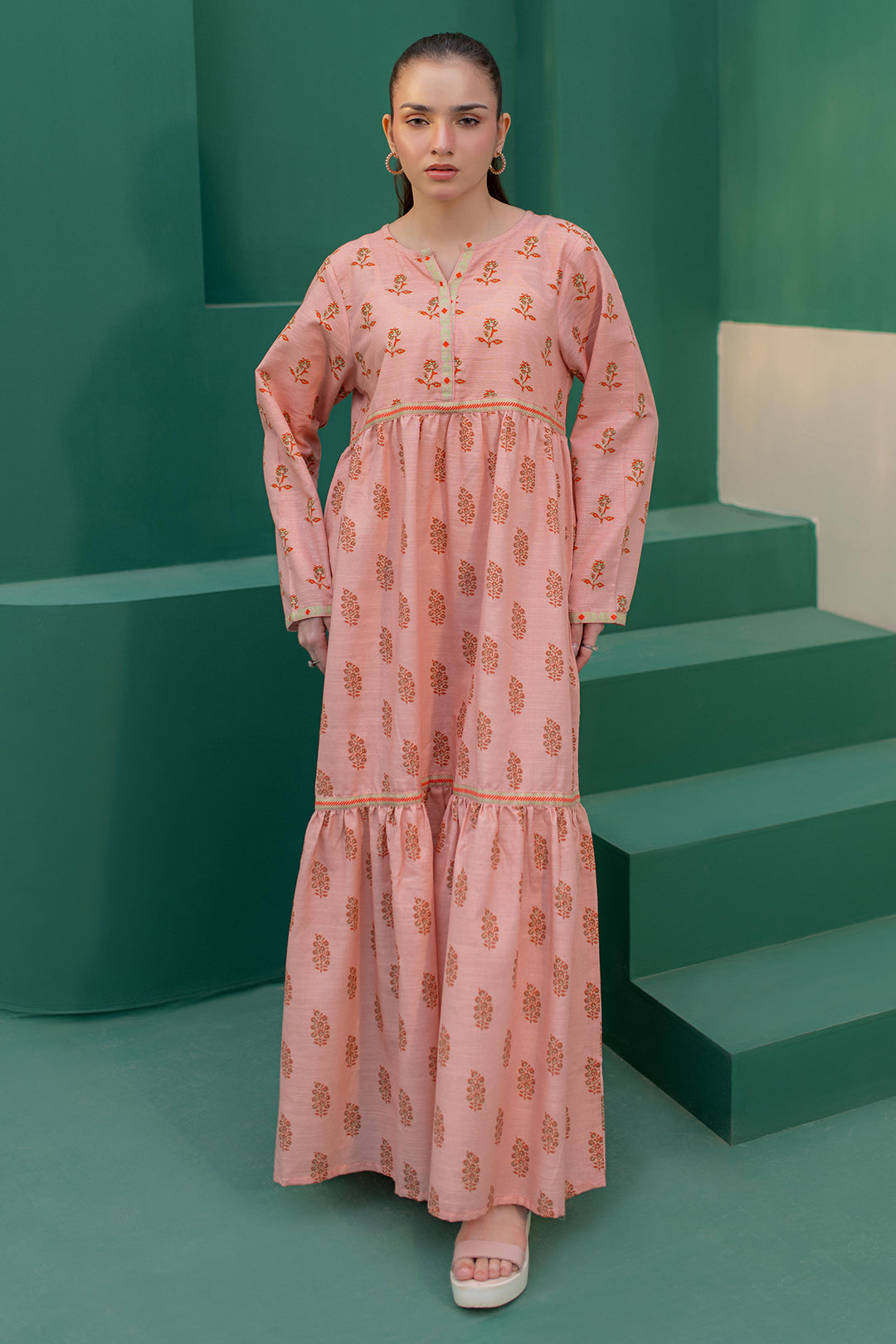 Zellbury | Winter Pret | Tunics - 3023 - Designer Dress with Intricate embroidery and embellishments. Shop elegent wedding dress at Maria Faisal.