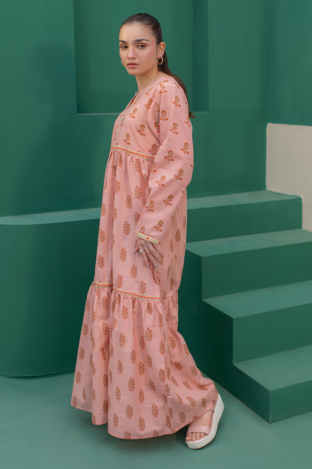 Zellbury | Winter Pret | Tunics - 3023 - Designer Dress with Intricate embroidery and embellishments. Shop elegent wedding dress at Maria Faisal.
