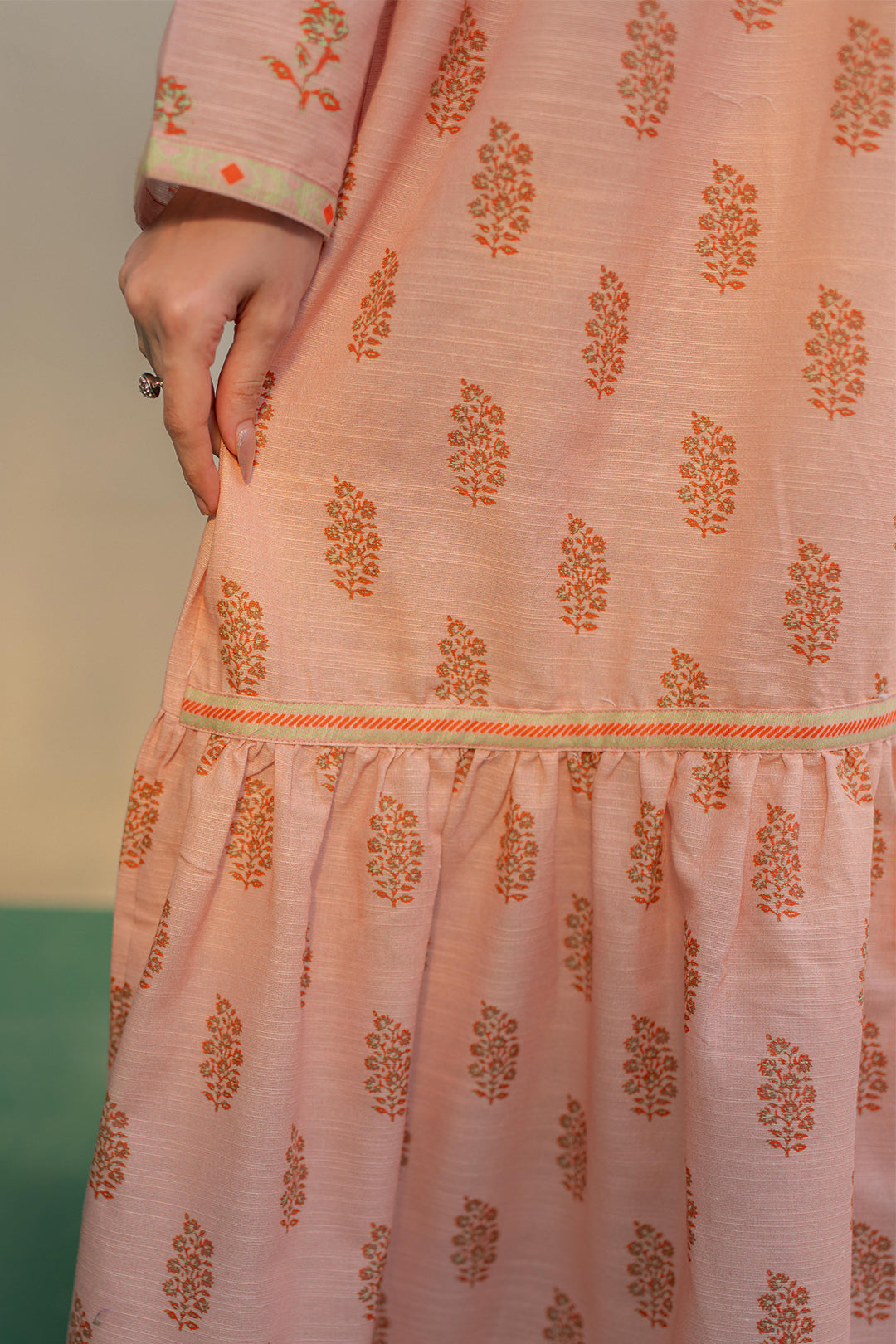 Zellbury | Winter Pret | Tunics - 3023 - Designer Dress with Intricate embroidery and embellishments. Shop elegent wedding dress at Maria Faisal.