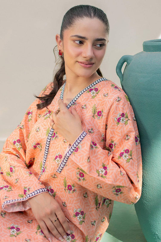 Zellbury | Winter Pret | Kurta - 3046 by Maria Faisal - Registered Vendor of : Zellbury Women - type : Essential Pret - 100% original wedding dresses