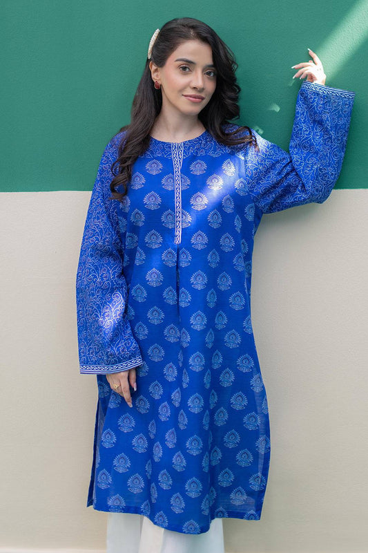 Zellbury | Winter Pret | Kurta - 3047 by Maria Faisal - Registered Vendor of : Zellbury Women - type : Essential Pret - 100% original wedding dresses