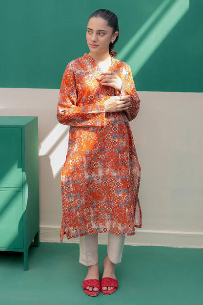 Zellbury | Winter Pret | Kurta - 3077 by Maria Faisal - Registered Vendor of : Zellbury Women - type : Essential Pret - 100% original wedding dresses