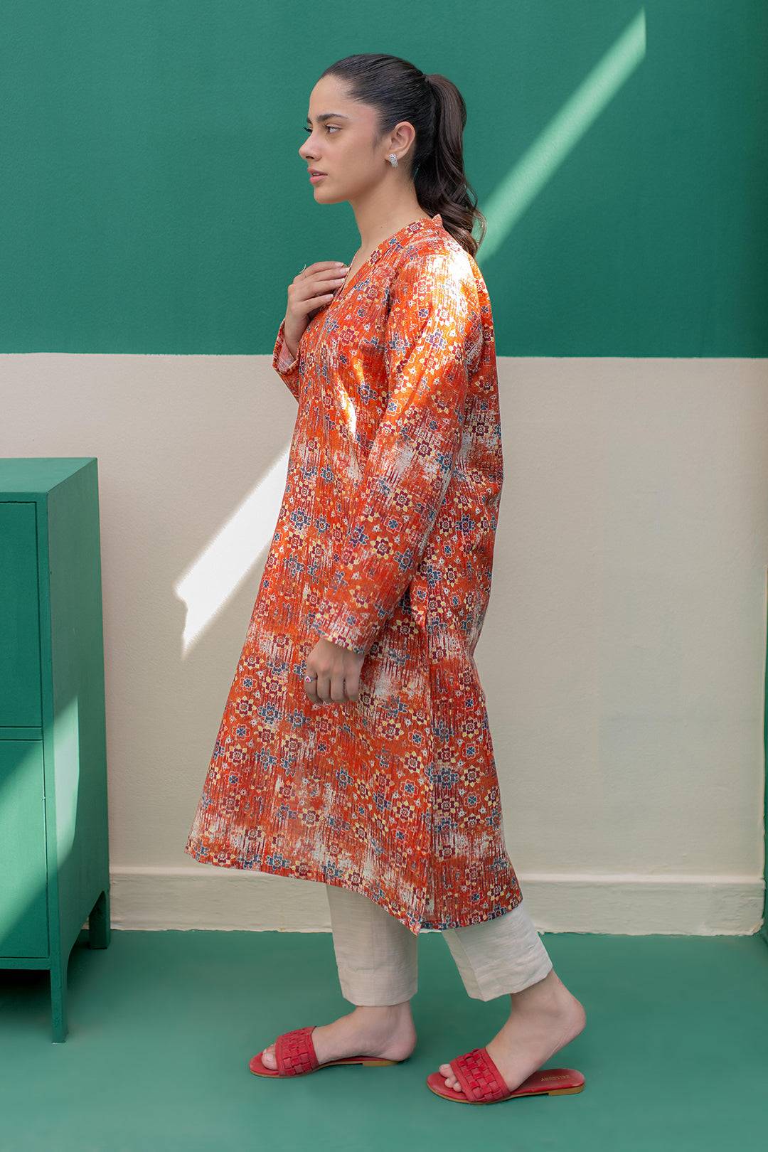 Zellbury | Winter Pret | Kurta - 3077 by Maria Faisal - Registered Vendor of : Zellbury Women - type : Essential Pret - 100% original wedding dresses