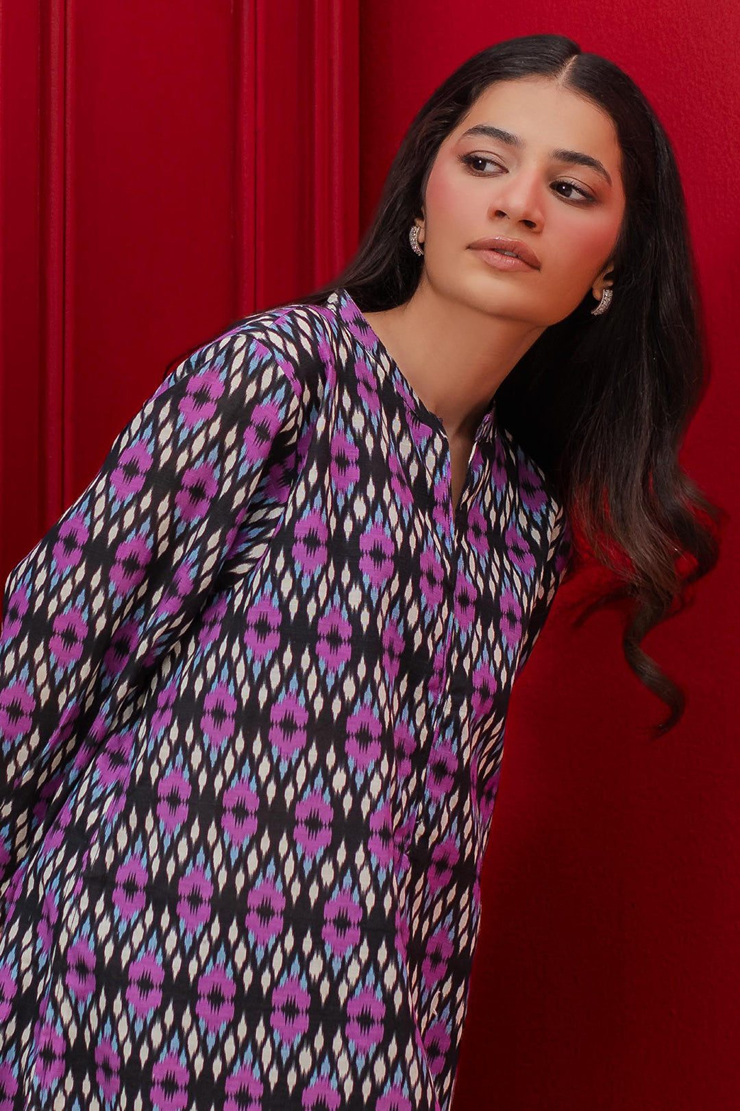 Zellbury | Winter Pret | Kurta - 3097 - Designer Dress with Intricate embroidery and embellishments. Shop elegent wedding dress at Maria Faisal.