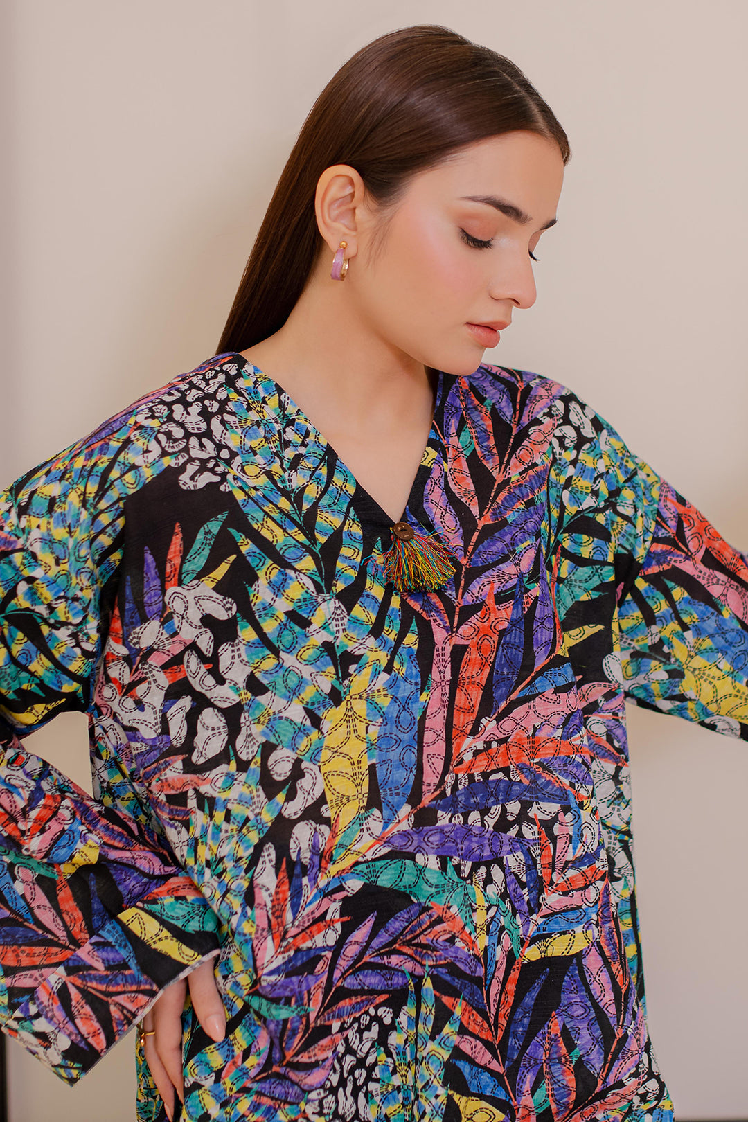 Zellbury | Winter Pret | Kurta Trouser - 2934 - Designer Dress with Intricate embroidery and embellishments. Shop elegent wedding dress at Maria Faisal.