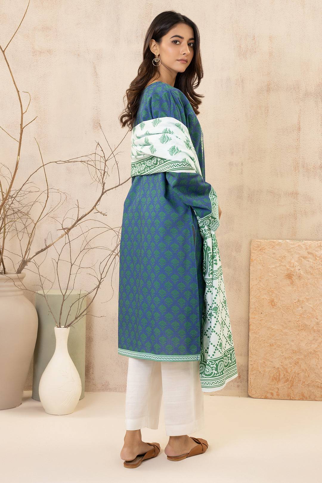 Zellbury | Winter Pret | Embroidered Kurta Dupatta - 2935 by Maria Faisal - Registered Vendor of : Zellbury Women - type : Essential Pret - 100% original wedding dresses
